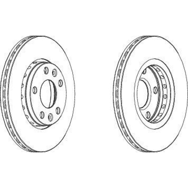 FERODO DDF1728 Fren Diski Ön Megane III 08- Megane IV 15- Laguna III 07- Scenic III 08- Fluence 08-