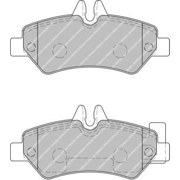 FERODO FVR1780 Fren Balatası Arka Crafter 06- / Sprinter 06- Tek Teker 