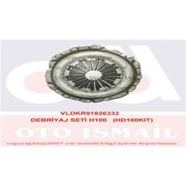 VALEO 826332 Debriyaj Seti H100 L200 L300 Hd100Kıt 