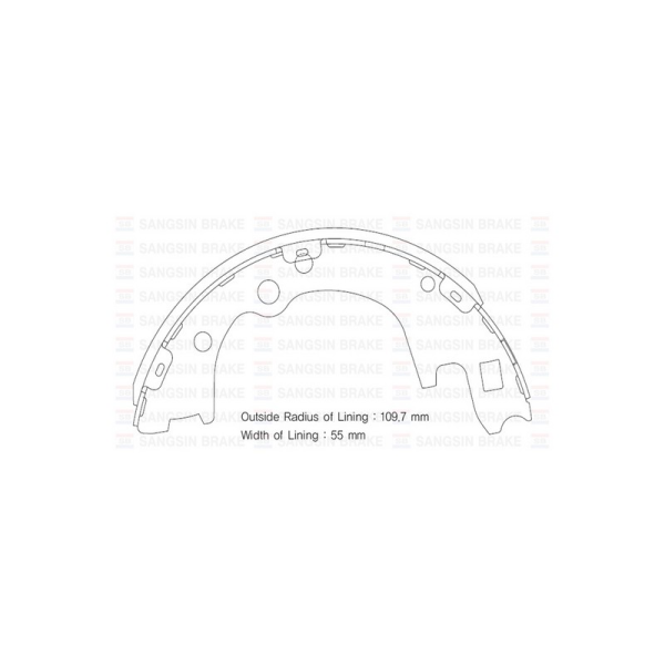 SANGSING Sa135 Kampana Balata H100 Kamyonet 04- 