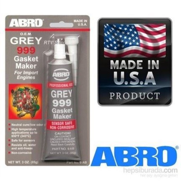 ABRO 10040036 Abro Sıvı Conta Gri 85Gr W