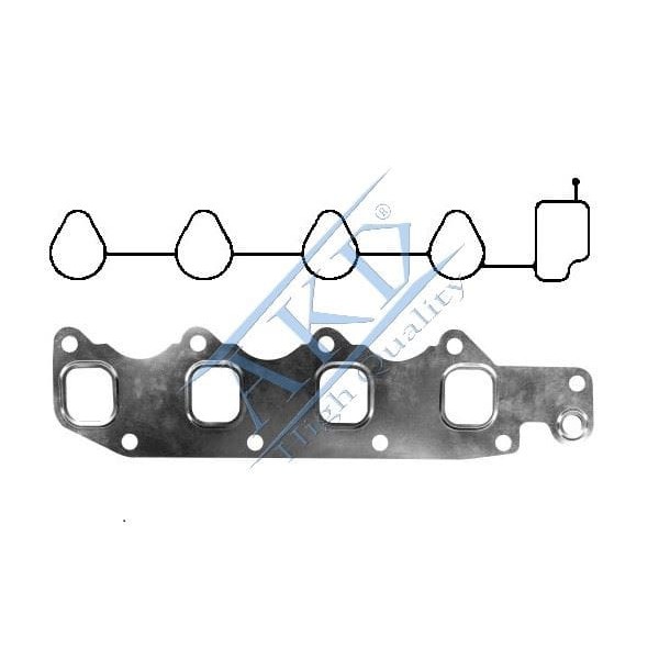 AKD 13185000 Manifold Conta Takımı Emme-Egzoz 1.2 8V Aveo 96325689-13185000