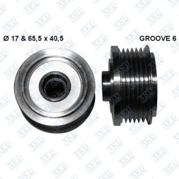 AKD OP115128 Alternatör Kasnağı Astra H-Vectra C-Zafira B-Doblo-Grande Punto-Bravo-Stilo 1.9 Jtd-1.9