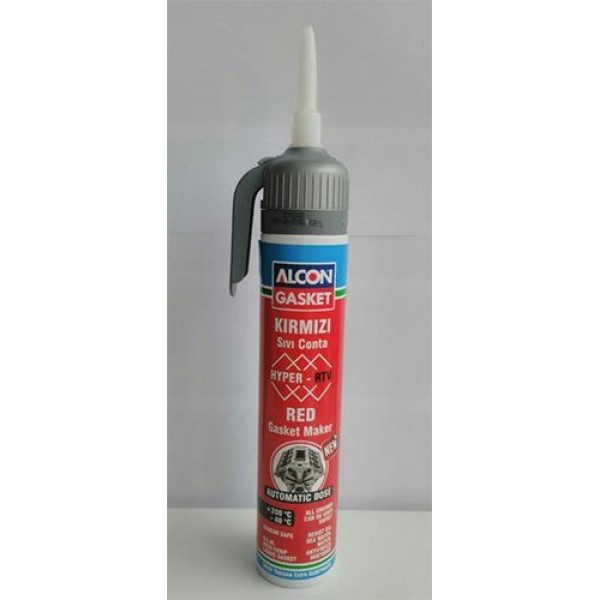 ALCON 3327 Sıvı Conta Kırmızı 200 Ml Alum.Kartus Automatıc Dose Hyper-Rtv