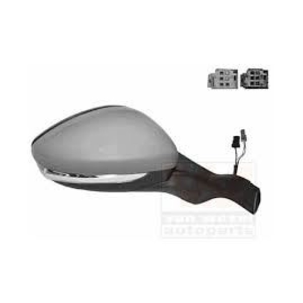 ART M012.2077 Dış Dikiz Aynası Sağ Elektrikli Elektrikli Katlanır-Astarlı Sensörlu-Sinyalli P208 P20 