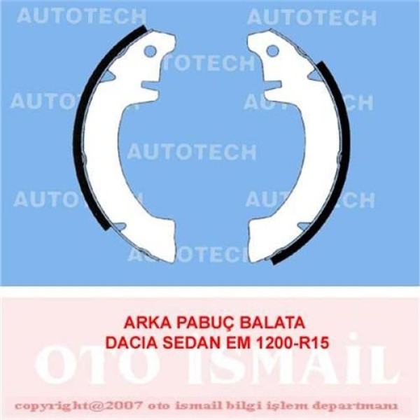 AUTOTECH PB4024 Kampana Balata Dacia Sedan Em 1200-R15 180×42