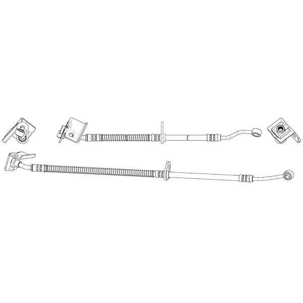 AUTOTECH TH05 Fren Hortumu Ön Sol Accent Era 06-