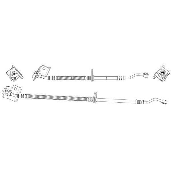 AUTOTECH TH15 Fren Hortumu Arka Sol Accent Era 06- Diskli 