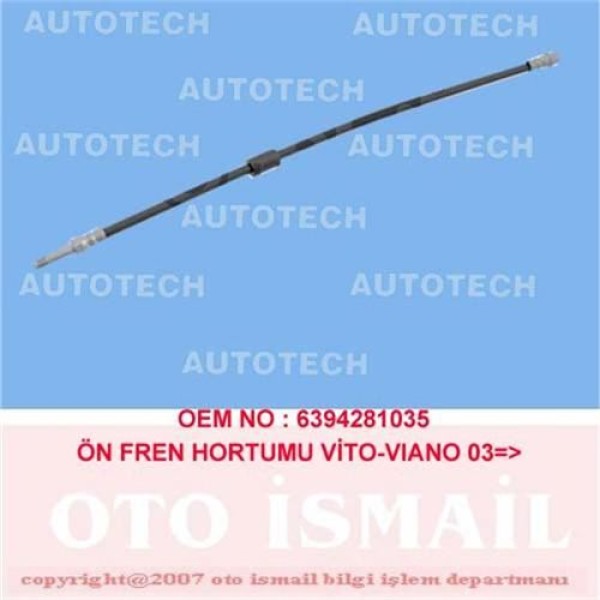 AUTOTECH TMS03 Fren Hortumu Ön Vito Viano 03- 