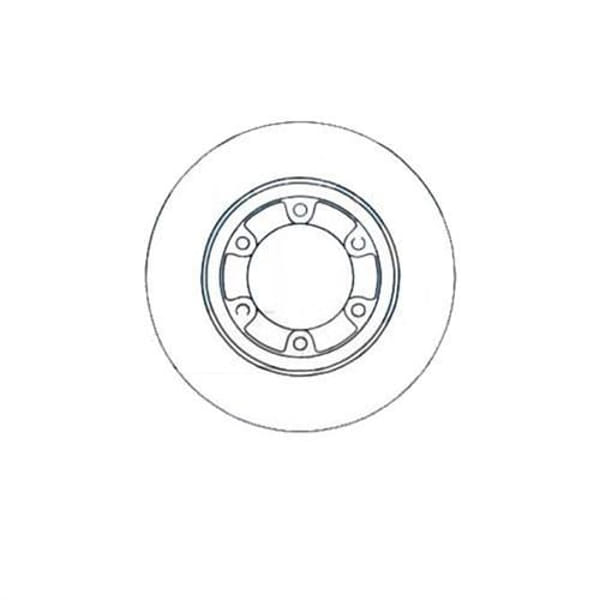 AUTO FD22135 Fren Diski Ön B2500 87-93 E2600 87- 