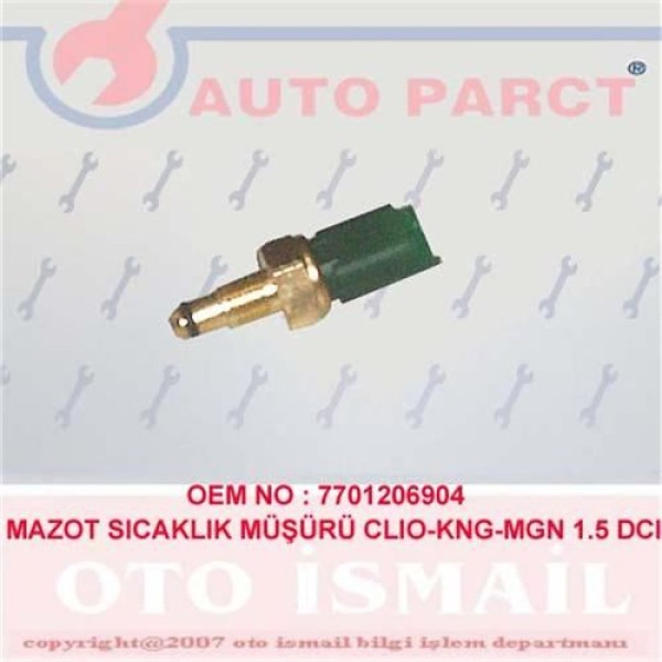 AUTO MS14206904 Mazot Sıcaklık Müşürü CLIO Kangoo Megane 1.5DCI K9K 02-8 Crx627