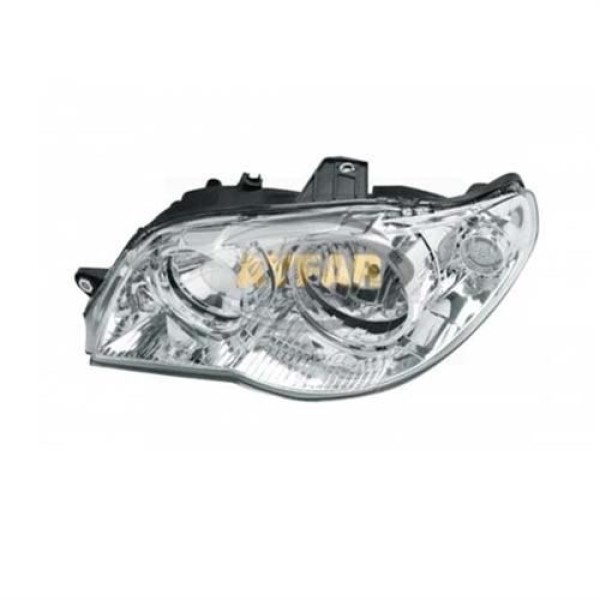 AYFAR 101051 Far Sol - Sinyal Palio 05- Palio Sole 05- Albea Elektrikli Motorulu Krom H7-H1 