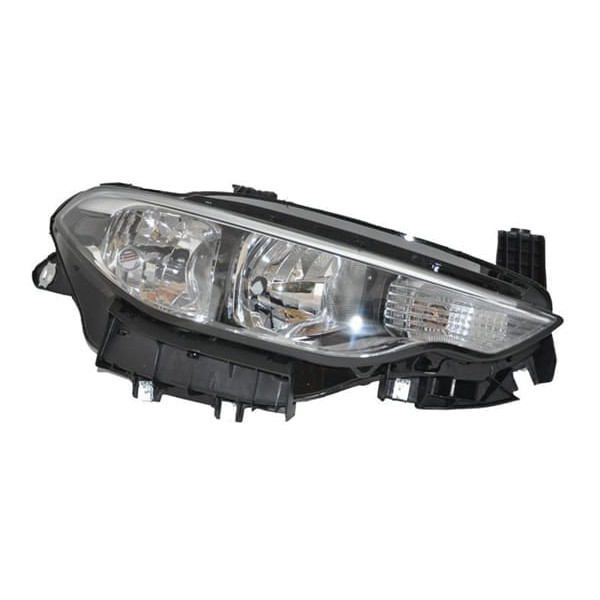 AYFAR 101132 Far Motorlu Sağ (Fiat: Egea 2015-) Siyah Çerçevelı 