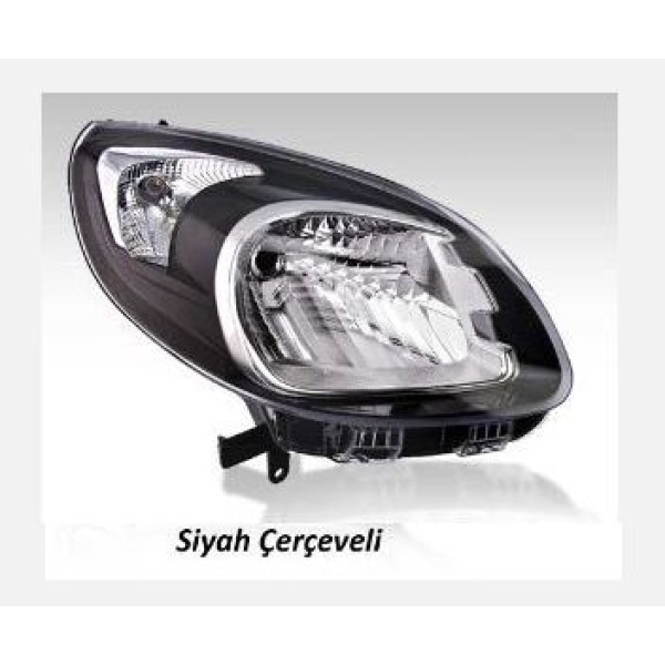 AYFAR 202316 Far Siyah Çerçeveli Motorlu Sağ R.Kangoo 2013