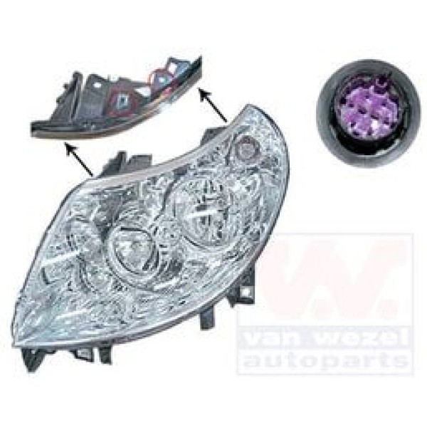 AYFAR 505207 Far Sol Motorlu Ducato Jumper 06-14