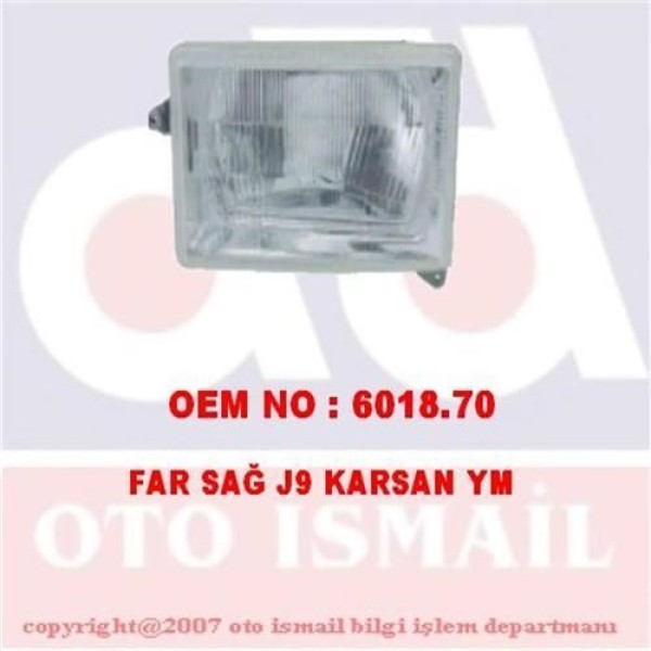 AYFAR 505529 Far Sağ J9 Em
