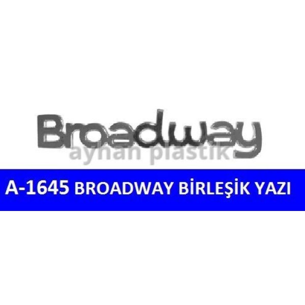 AYHAN A1645 Yazı Arka Broadway Bırlesık