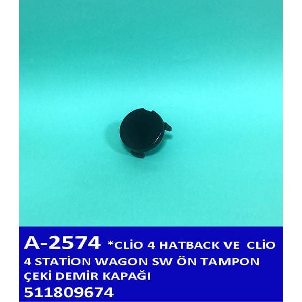 AYHAN A2574 Ön Tampon Çeki Demir Kapağı CLIO 4 13-15