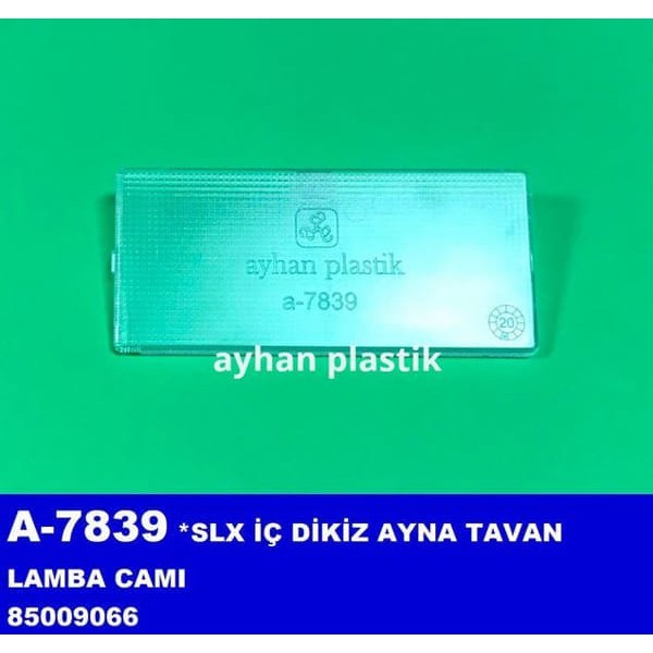 AYHAN A7839 Tavan Lamba Camı SLX