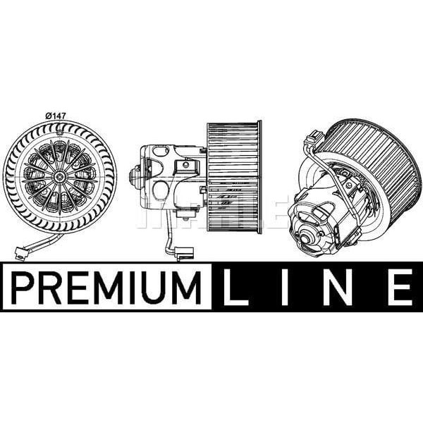 BEHR 8EW351043-271 Kalorifer Motoru Çap 148Mm F07 F10 F11 F12 F13 N55 B30 A