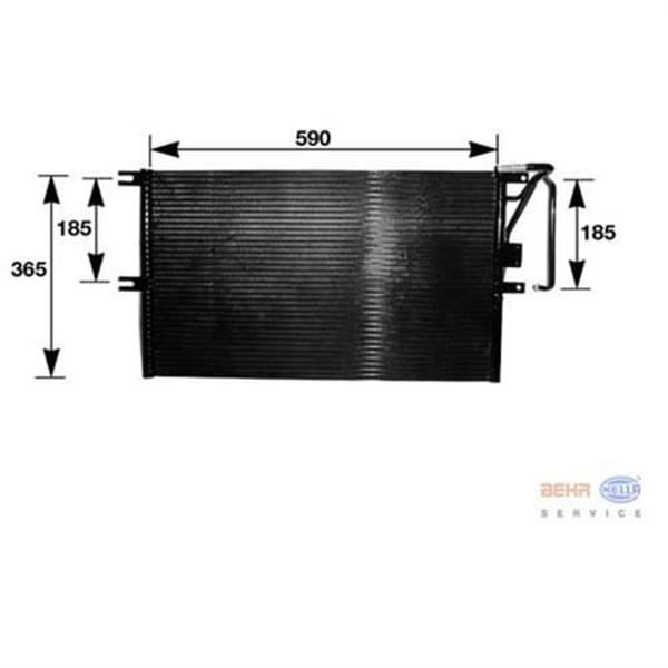 BEHR 8FC351037-621 Klima Radyatörü Vectra B 95- / Focus 98- 