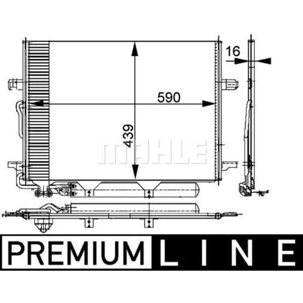 BEHR 8FC351300-711 Klima Radyatörü W211 219 02-07 