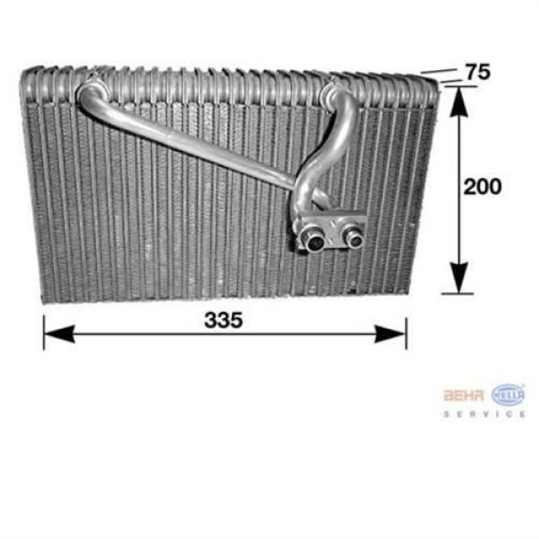 BEHR 8FV351210-681 Klima Evaporatör Vectra B 1.6 1.8 2.0 95-03