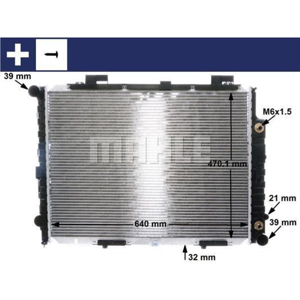 BEHR 8MK376710-234 Radyatör W210 95-02 