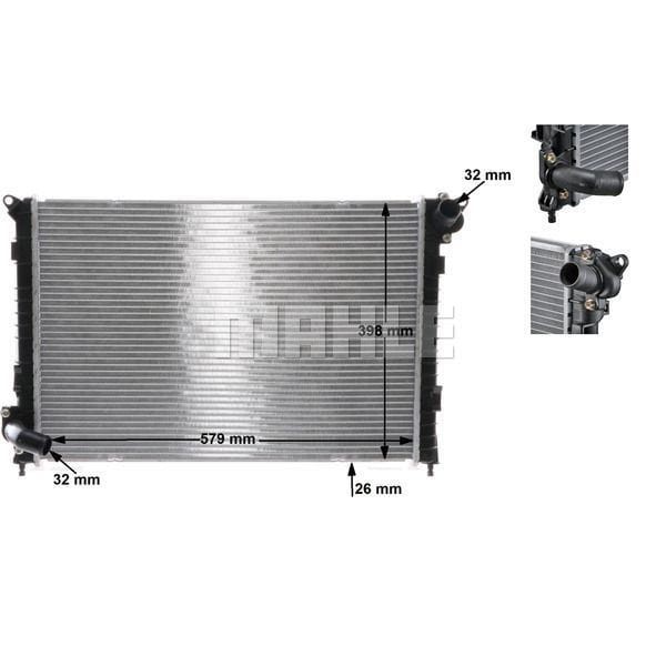 BEHR 8MK376749-521 Radyatör Mini 04- 