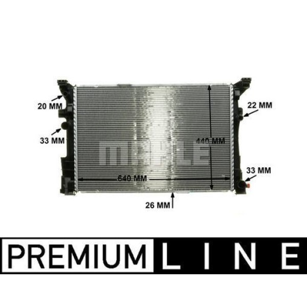 BEHR 8MK376924-21 Su Radyatörü 117 246 176 242 156 12-15 