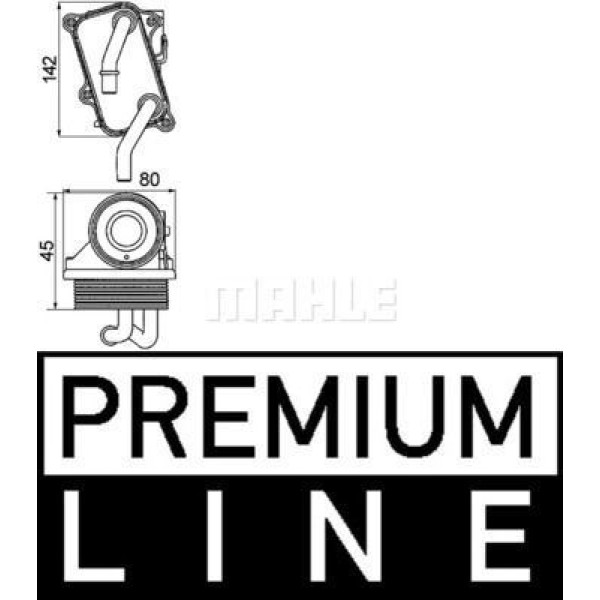 BEHR 8MO376725-301 Yağ Soğutucu W163 220 211 97- 