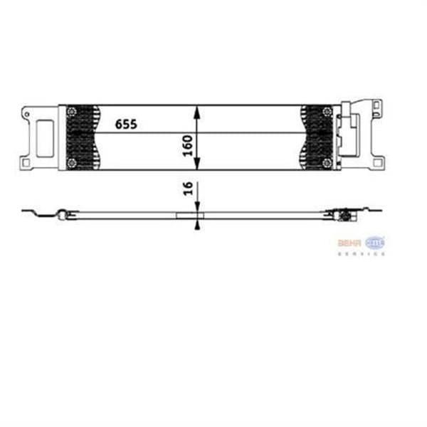 BEHR 8MO376726-381 Yağ Soğutucusu Transporter T5 03- 3.2 V6 