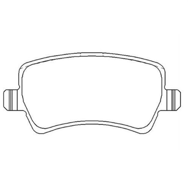 BLUE PRINT ADF124202 Fren Balatası Arka Smax Galaxy 1.8TDCI 2.0TDCI 2.0 Eco 06- Vovlo S80-V70 III S8 