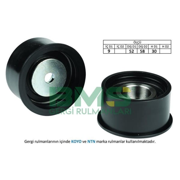 BMS 14 Eksantrik Gergi Rulmanı Astra F 93-01 - Vectra A 89-00 1.8İ 16V-2.0İ 16V- Omega B 2.0 16V 94-