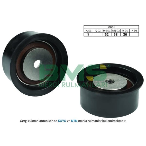 BMS 15 Eksantrik Gergi Rulmanı Küçük Astra F-G-Vectra B-Corsa B-Tıgra-Combo-Zafira 1.4İ 16V-1.6İ 16V 