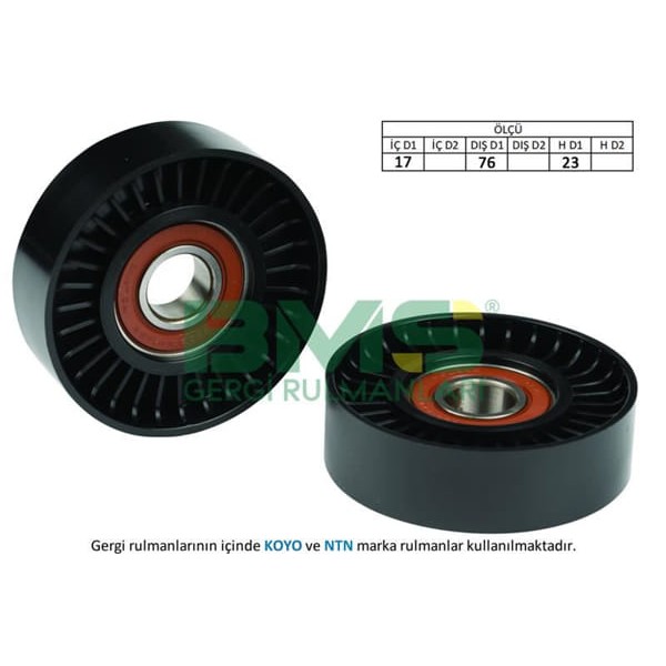 BMS 20 Alternatör V Kayış Gergi Rulmanı Astra G Corsa C Astra H Vectra C Tigra B Rover 45-Freelander 