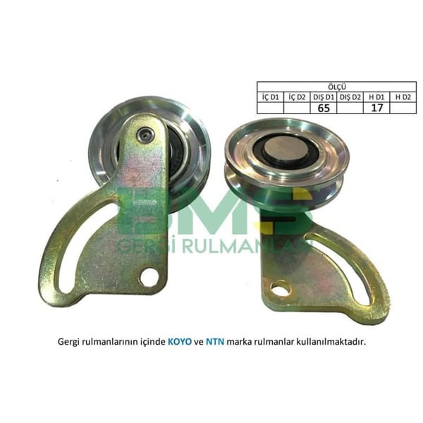 BMS 24 Alternatör V Kayış Gergi Rulmanı R19 