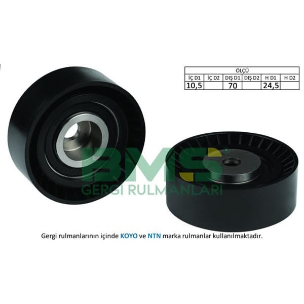 BMS 27 Gergi Rulmanı Bmw E36 - E46 - E34 - E39 - E60 - 