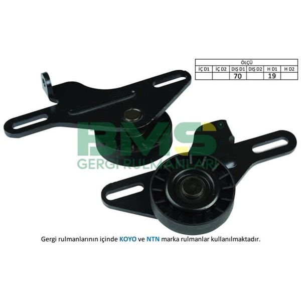 BMS 31 Alternatör V Kayış Gergi Rulmanı CLIO Kangoo Megane 1.4 