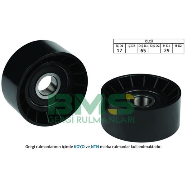 BMS 35 Alternatör V Kayış Gergi Rulmanı Brava Bravo Doblo Marea Multıpla Palio Siena Stilo 1.6 16V 1 