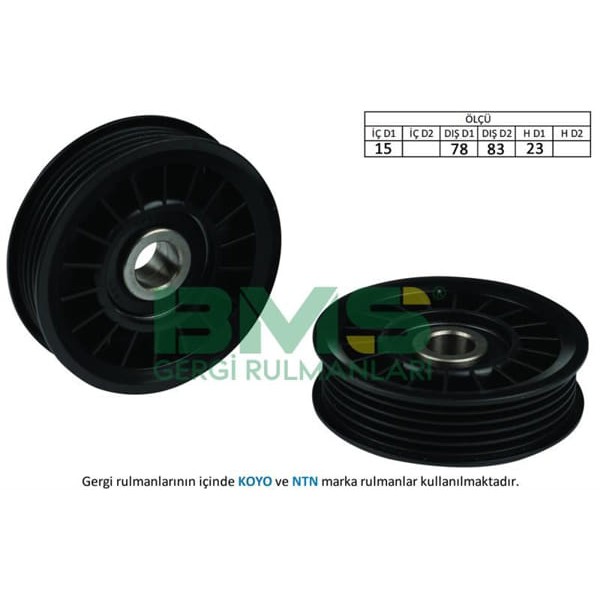 BMS 36 Alternatör Gergi Rulmanı Passat-A4-A6 1.9 TDI 1997-2001 Afn-Avn-Avg