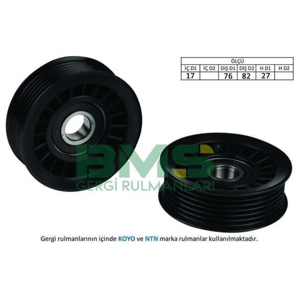 BMS 37 Alternatör V Kayış Gergi Rulmanı 17×82×27 Omega B Sıgnum Vectra A B Vectra C 2.5 2.6 3.0 3.2 