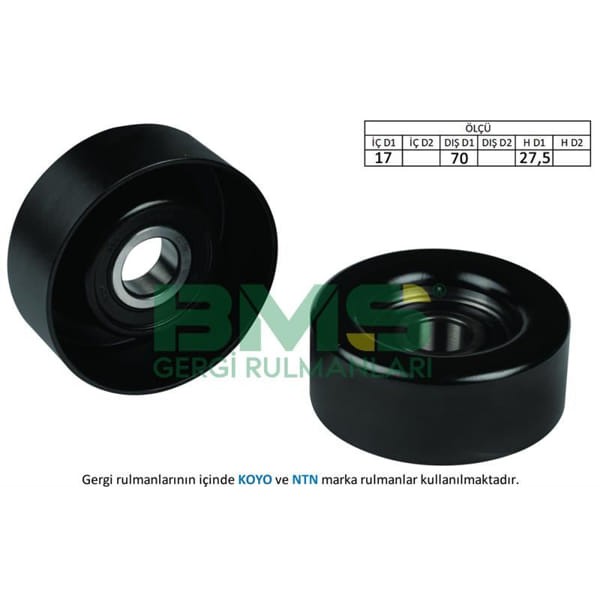 BMS 54 Gergi Rulmanı Accent Getz 1.5CRDI 03- 3 Silindir 