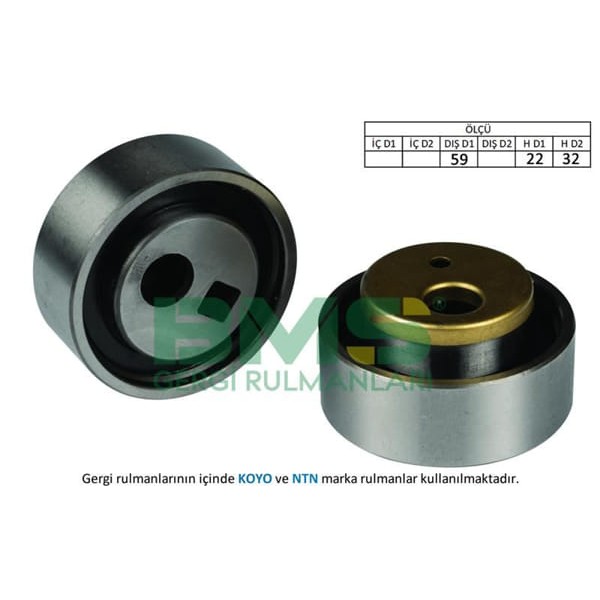 BMS 73 Triger Eksantrik Gergi Rulmanı 106-205-206-306-307-309-C15 Expert Partner Saxo Xsara Berlingo 