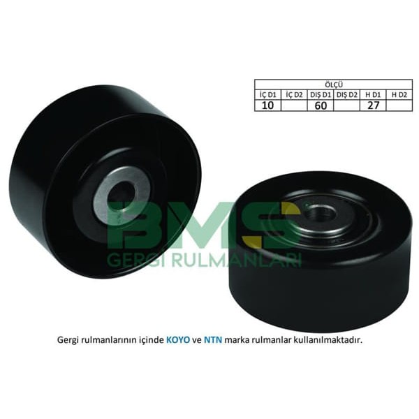 BMS 74 Alternatör Gergi Rulmanı Partner-Berlingo 1.4-1.6 16V-P206 1.4 16V-P307-C4 1.6 16V-Bipper-Nem 