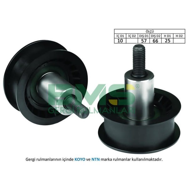 BMS 82 Alternatör V Kayış Gergi Rulmanı 17X66X25 Leon Toledo II Fabia Octavia Bora Caddy Polo 1.4 1. 