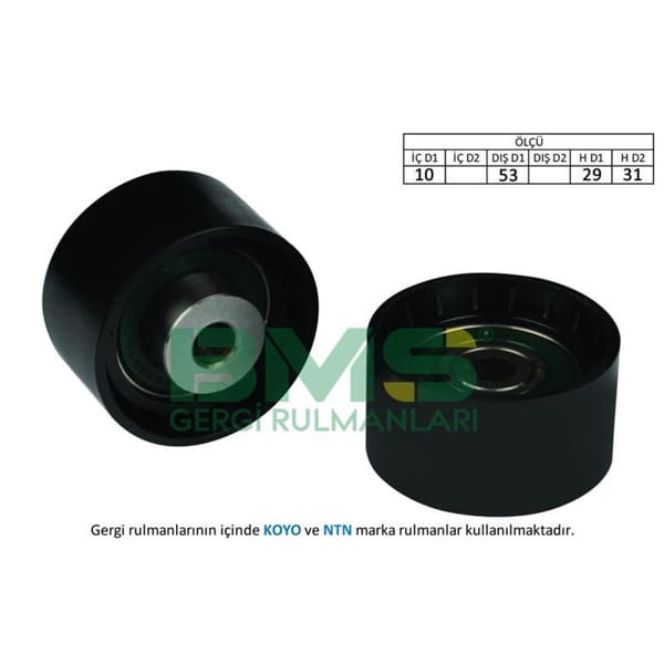 BMS 84 Alternatör V Kayış Gergi Rulmanı Küçük Palio 1.2 