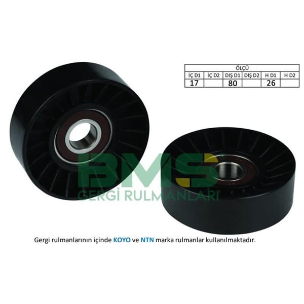 BMS 85 Alternatör V Kayış Gergi Rulmanı Bravo 