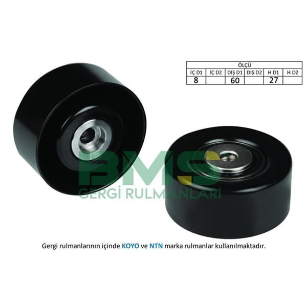 BMS 116 Alternatör Gergi Rulmanı Berlingo 1.9D