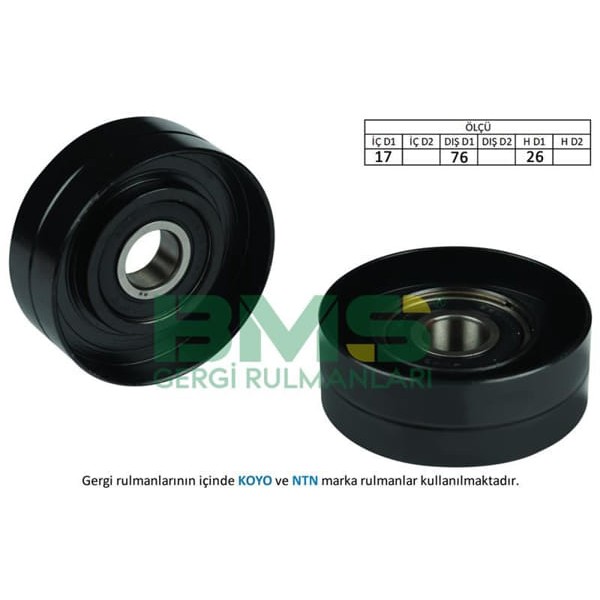 BMS 123 Alternatör V Kayış Gergi Rulmanı 17×70×26 Astra F G H Corsa B Combo Tigra Vectra A B-Zafira